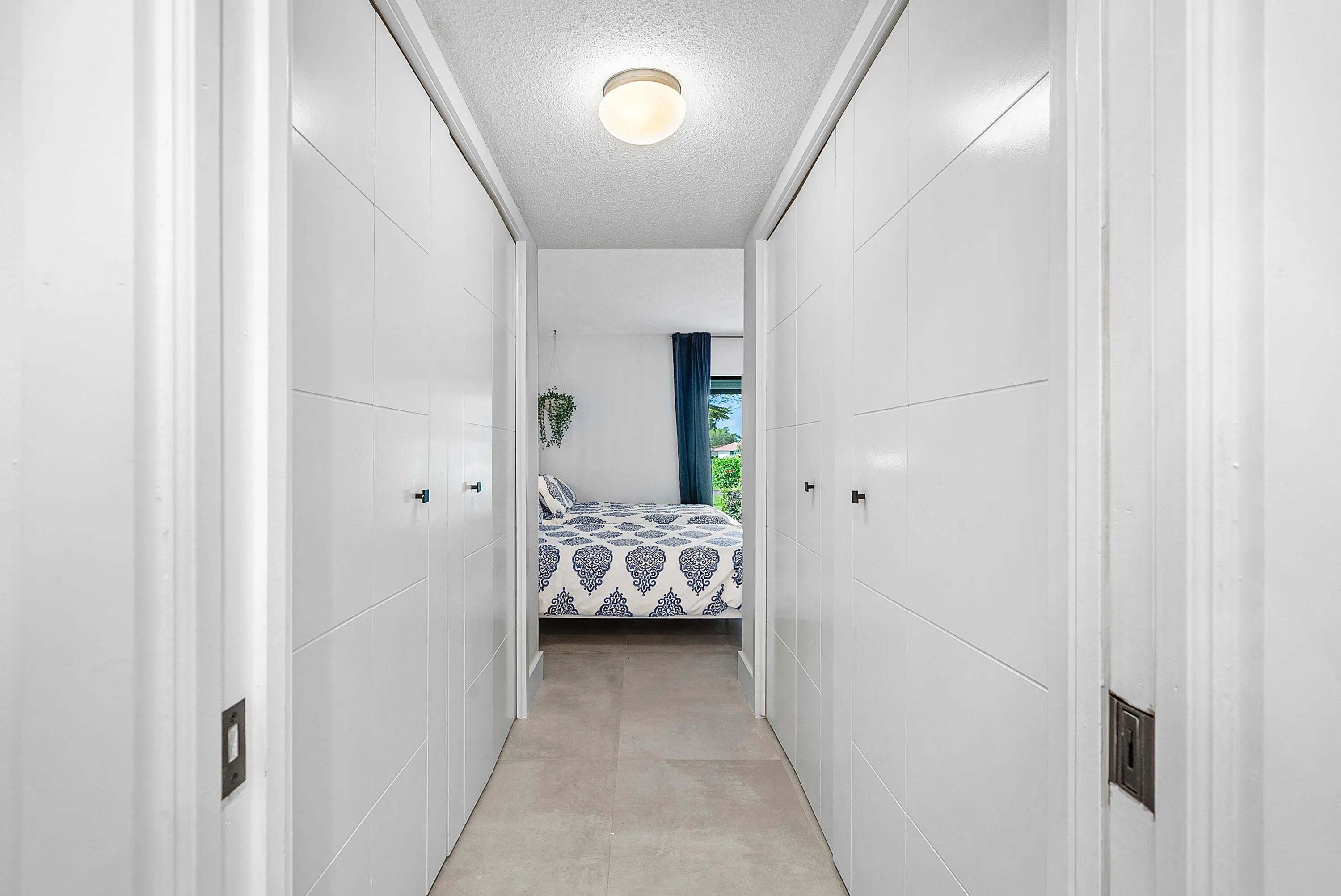 Closets in guest area