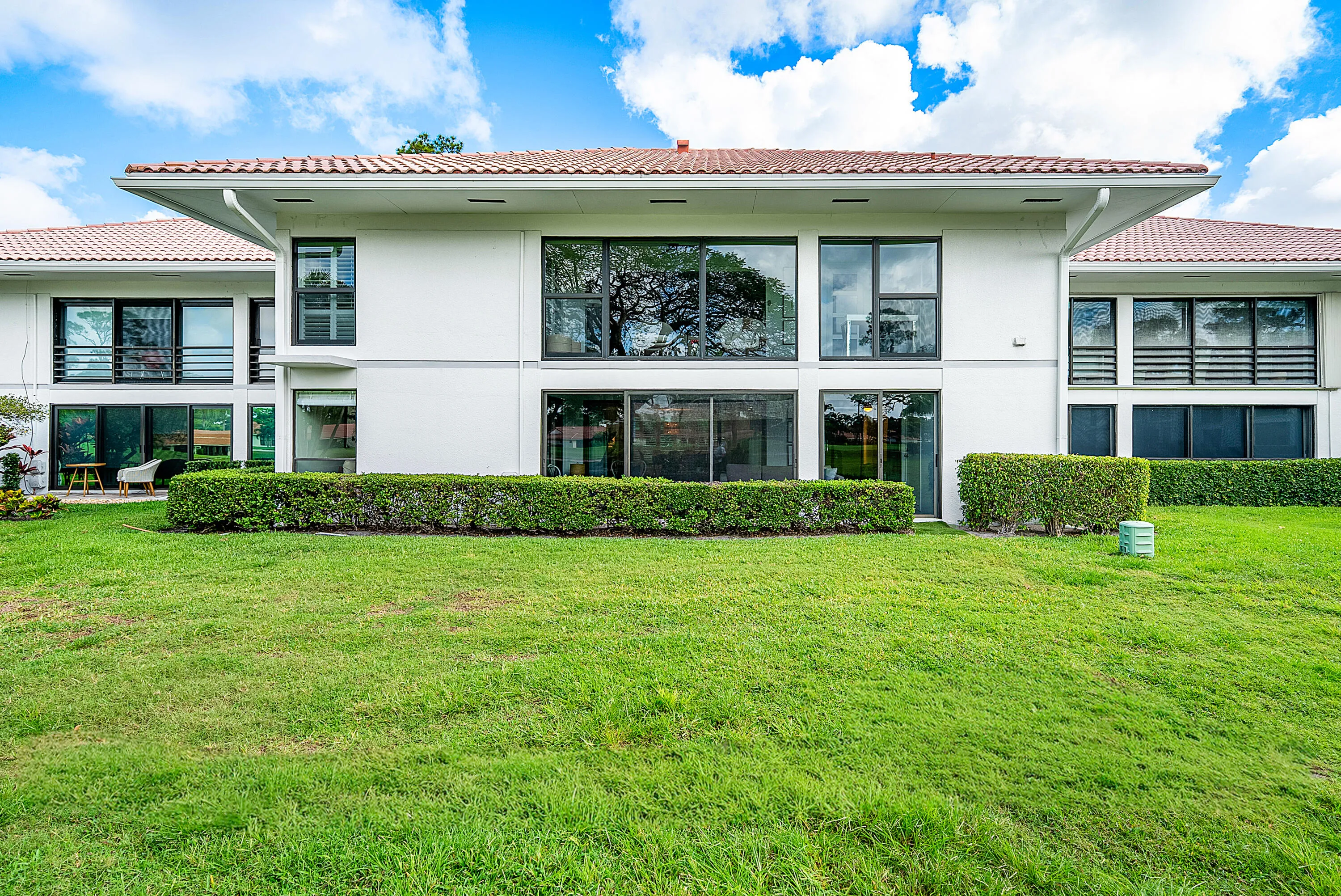 Back of condo, 1st floor
