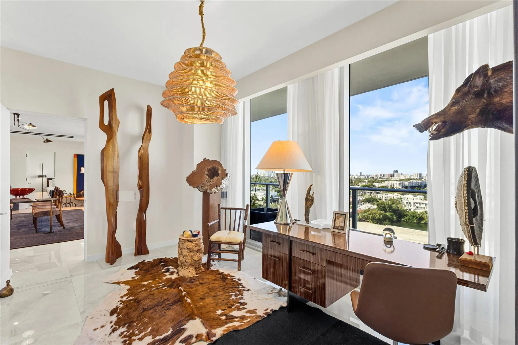 Office / Den w/ City Views