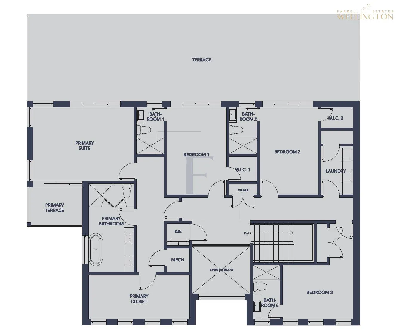 Model 7 Second Floor - Floor Plan