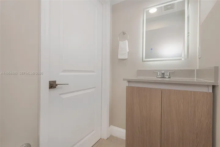 Half Bath on 1st Floor