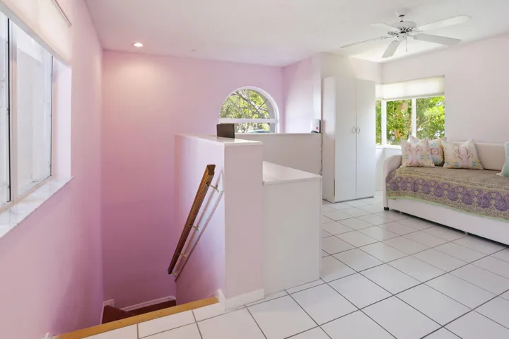 Open flex space office/bedroom was once used as an art studio