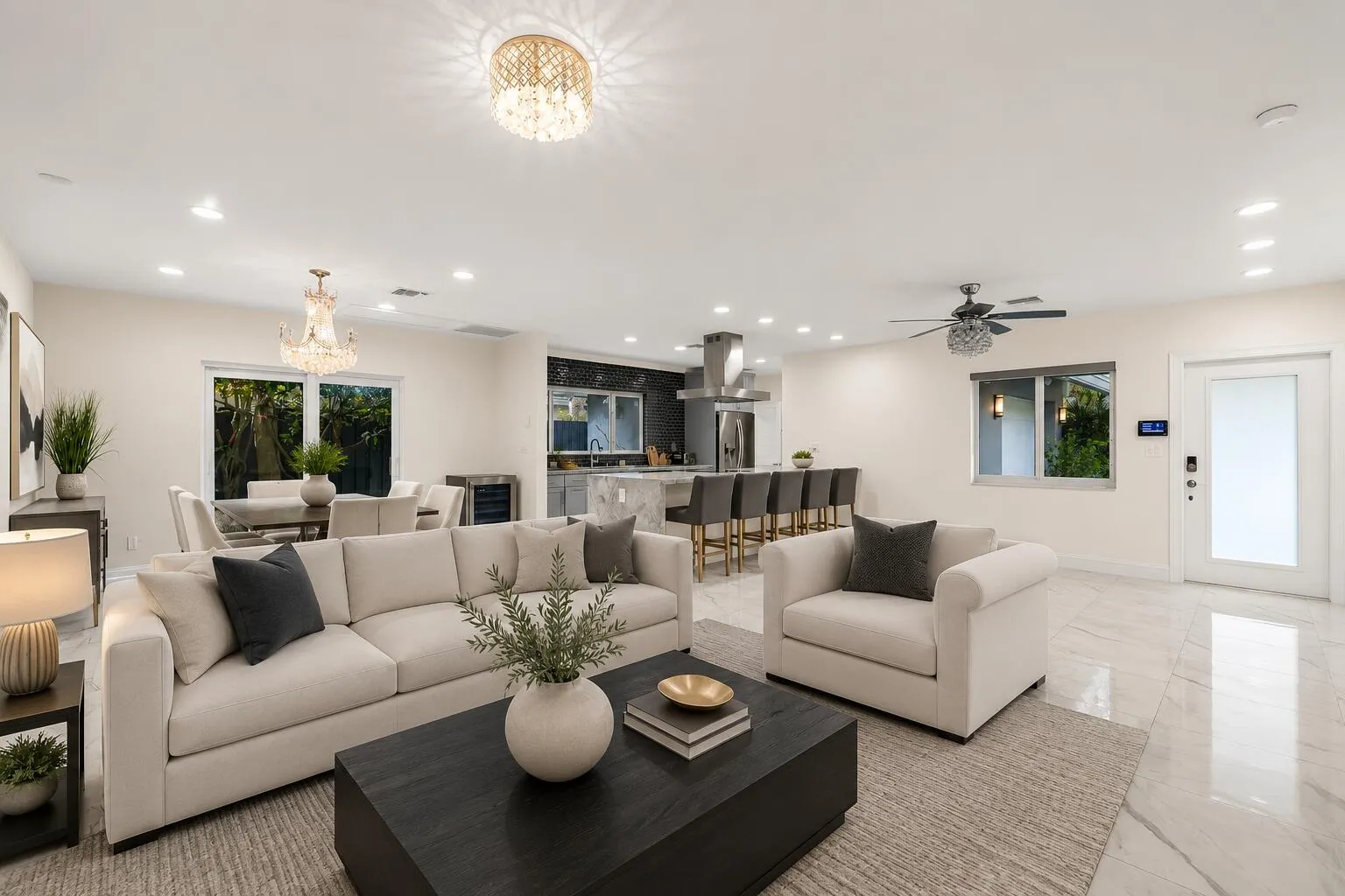 This photo has staged furniture renderings.