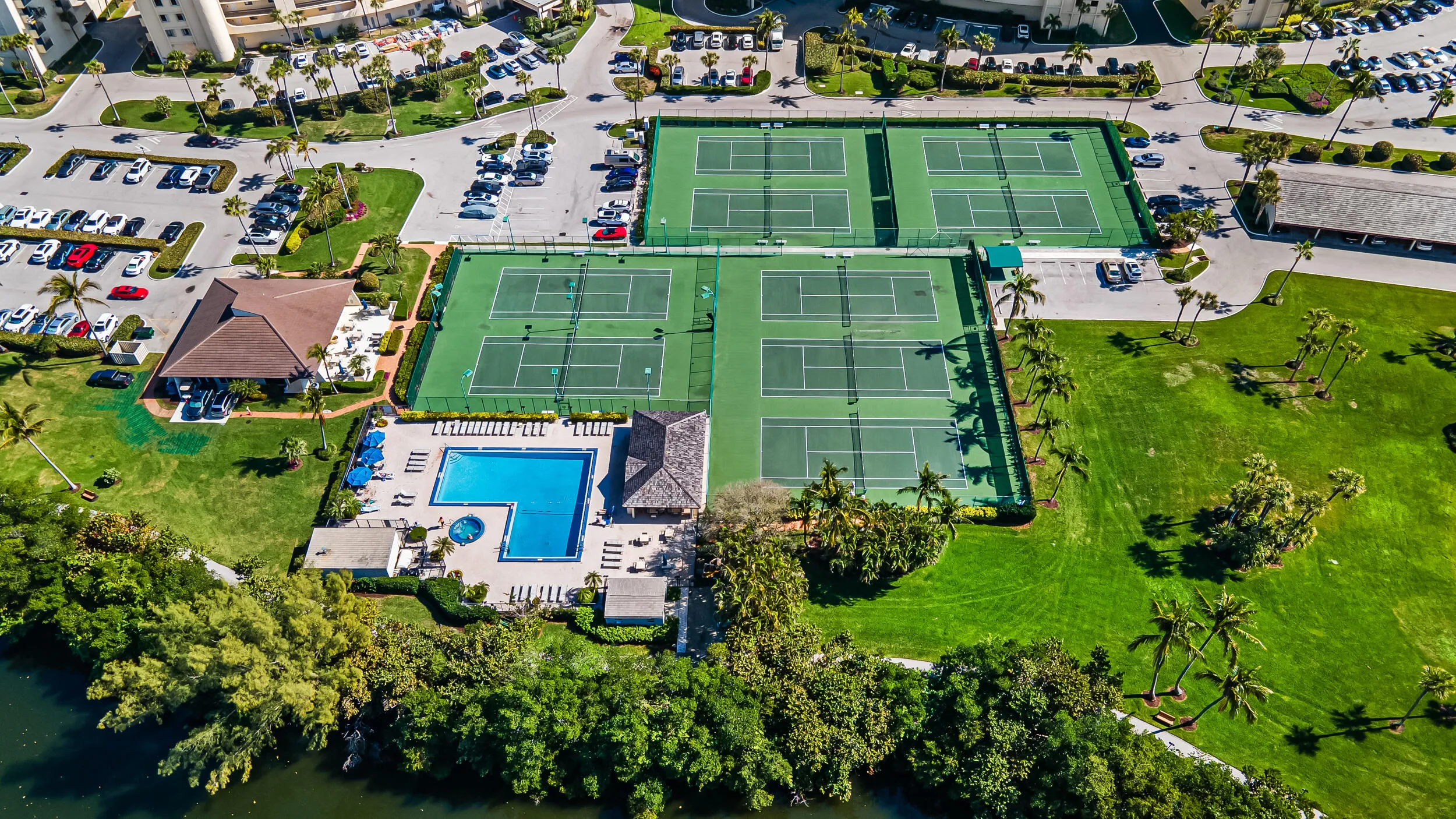 Tennis Complex with Heated Pool and Hot