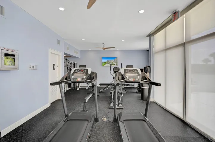 Poolside Fitness Room