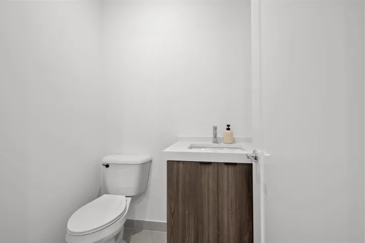Bathroom next to Media Room