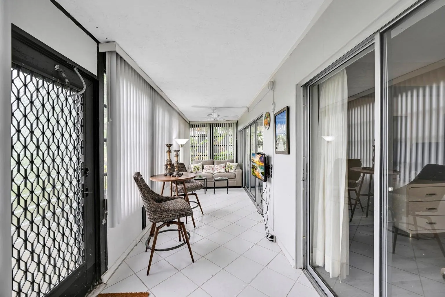 enclosed patio