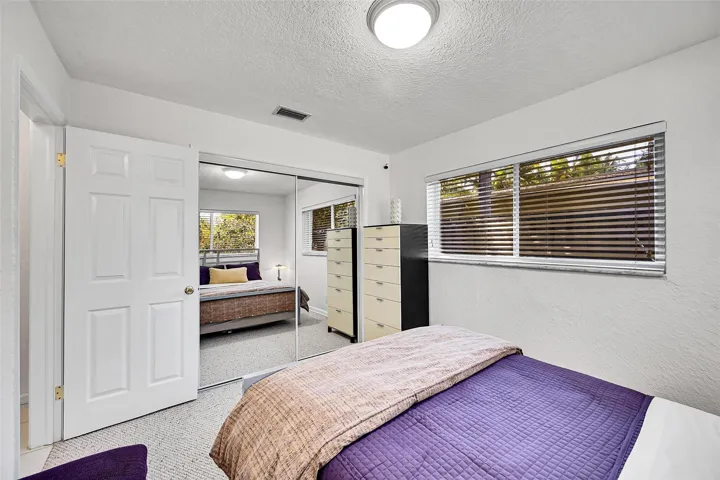 Large windows ensure bright spacious bedrooms