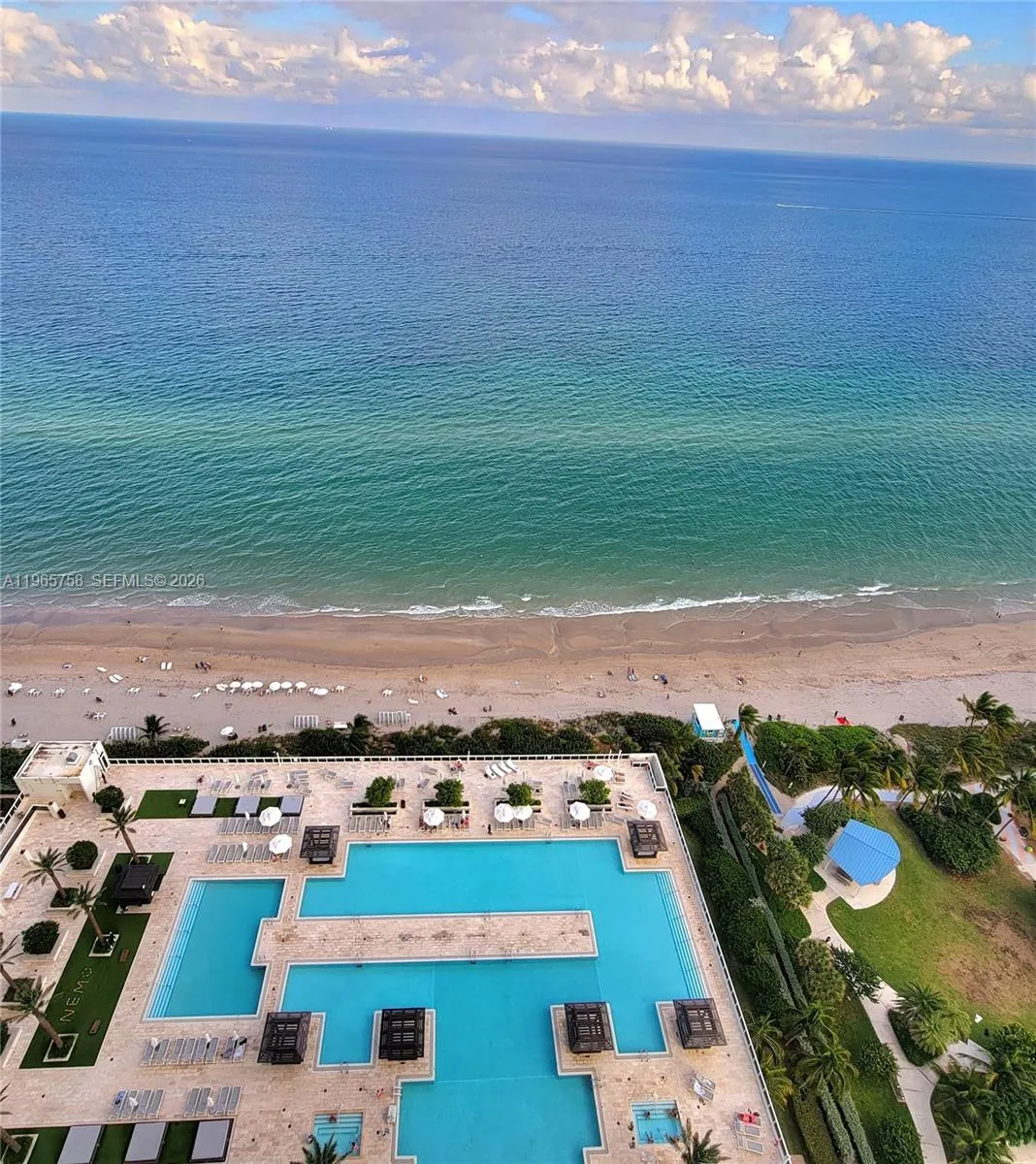 ONE OF THE POOL DECKS