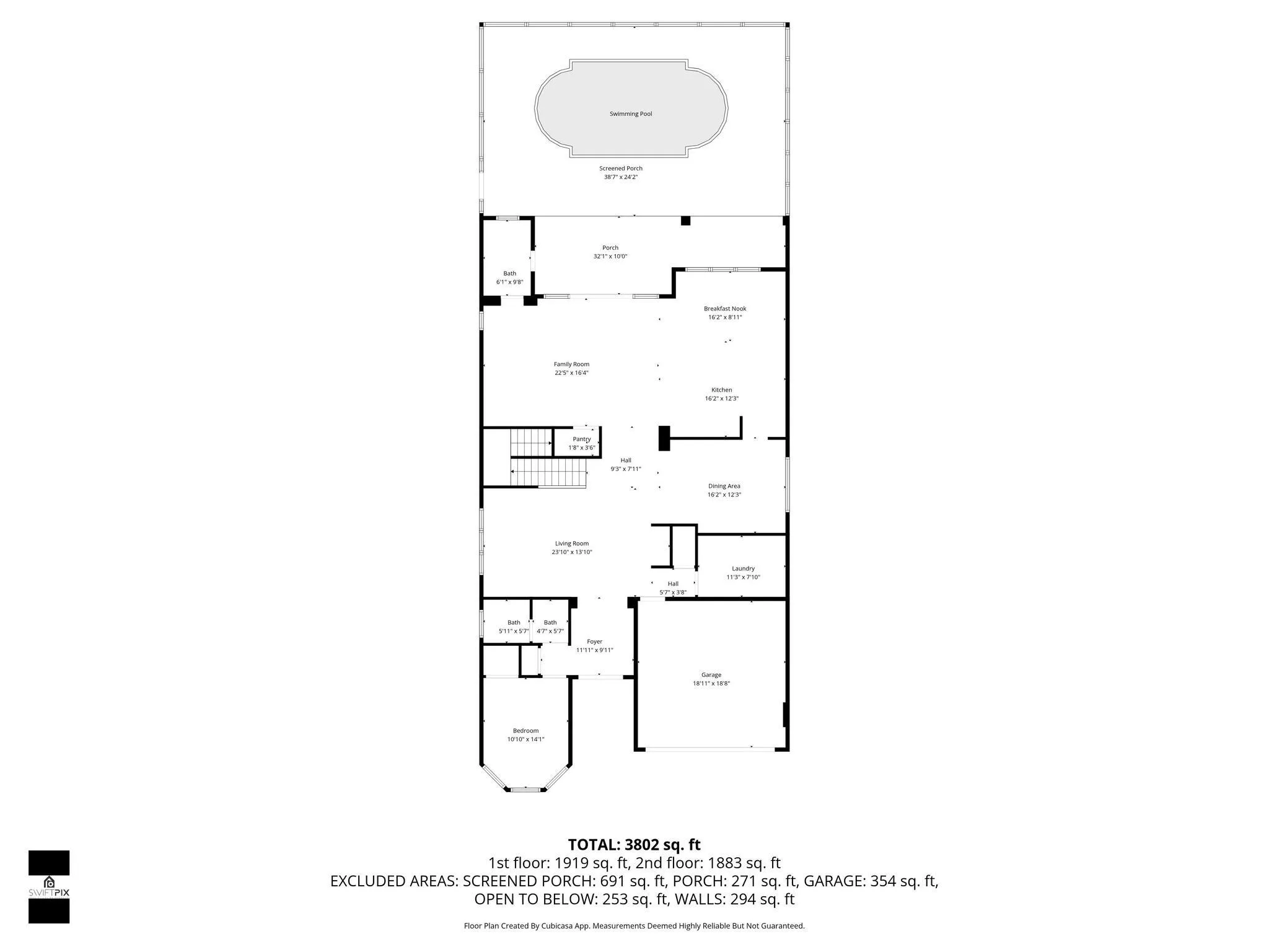 Floor plan floor 1