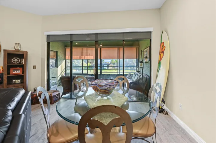 Dining room area