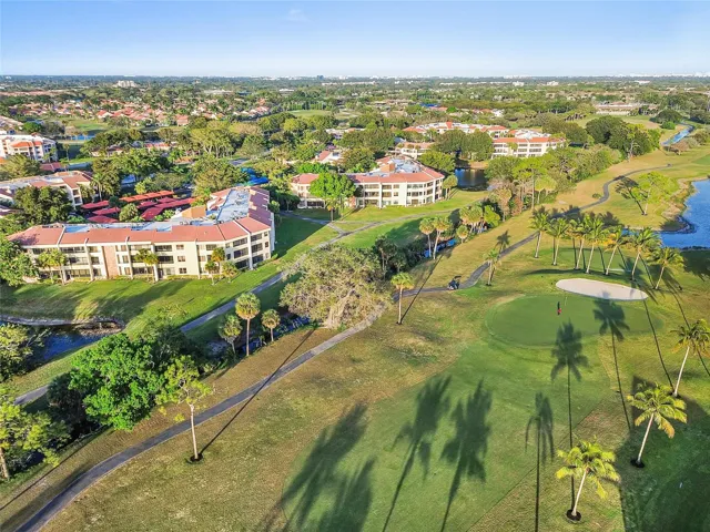 Golf view from patio