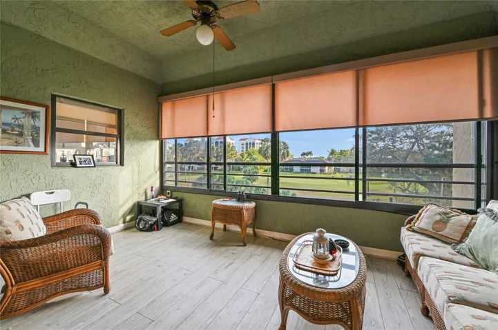 Large enclosed patio