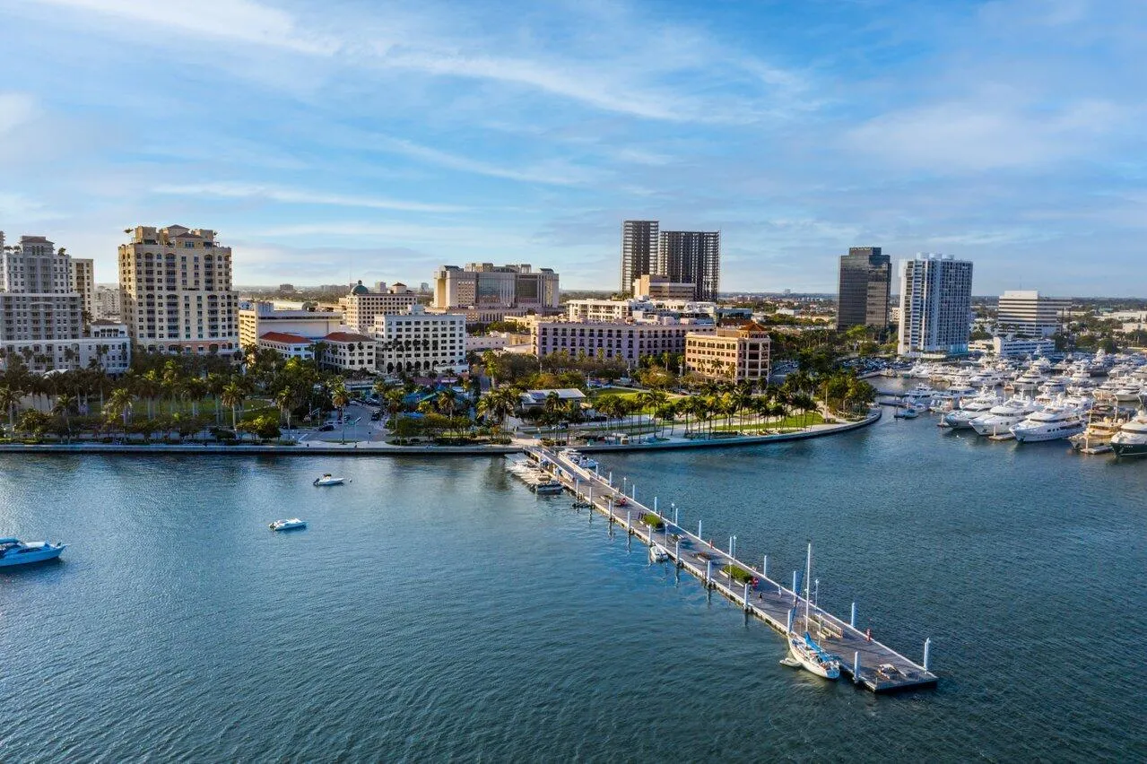 Downtown WPB Waterfront Pier