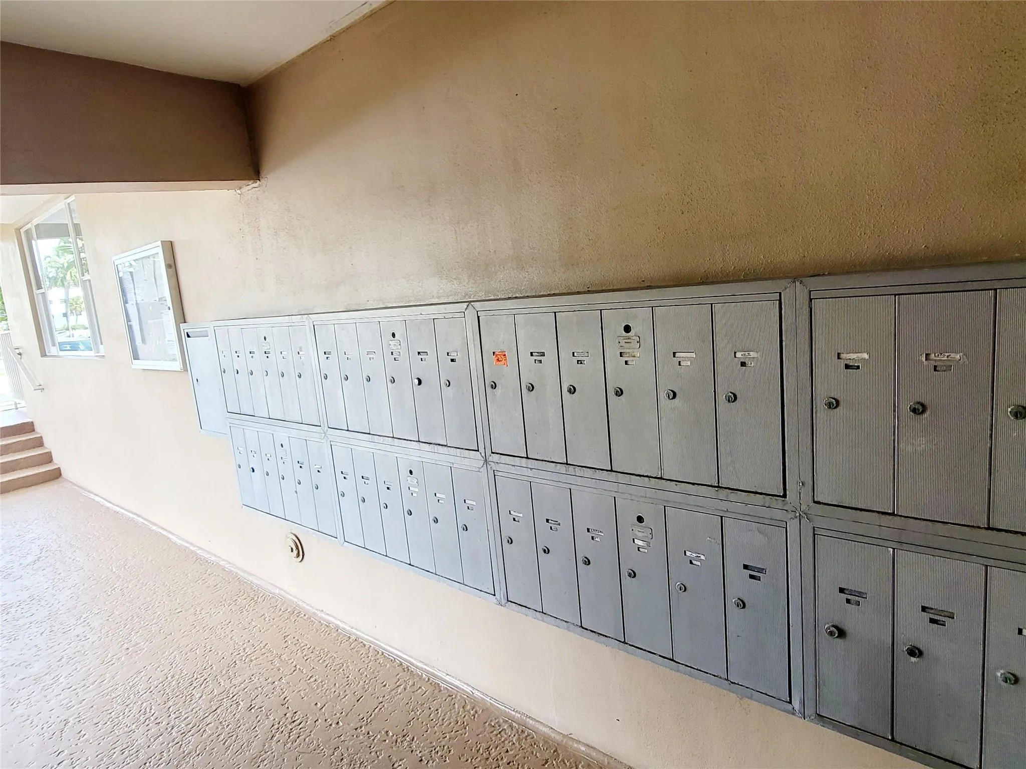 Mailbox area, closer to elevator on 1st floor