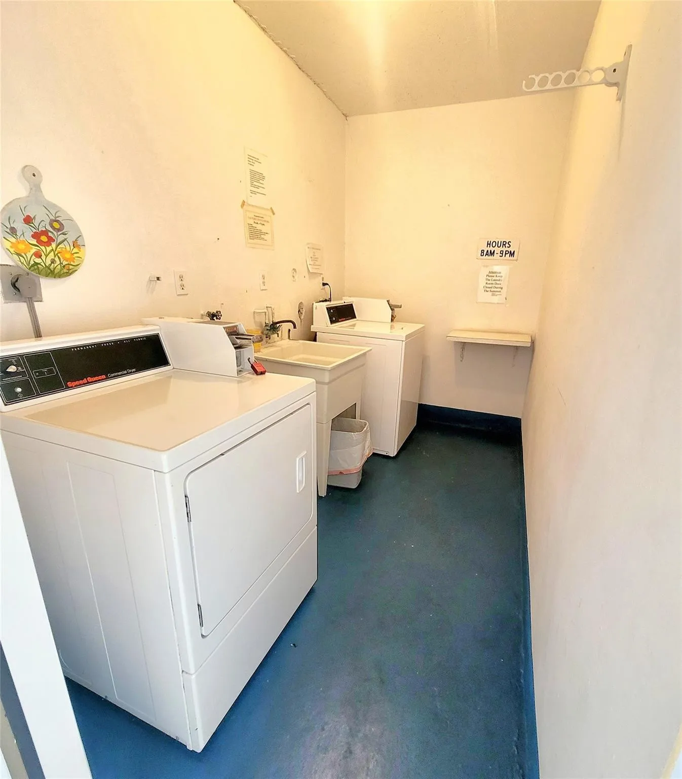 Common laundry on same floor and every one