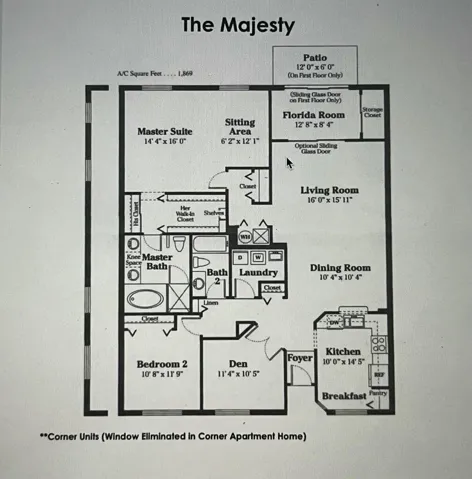 Majesty Floor Plan