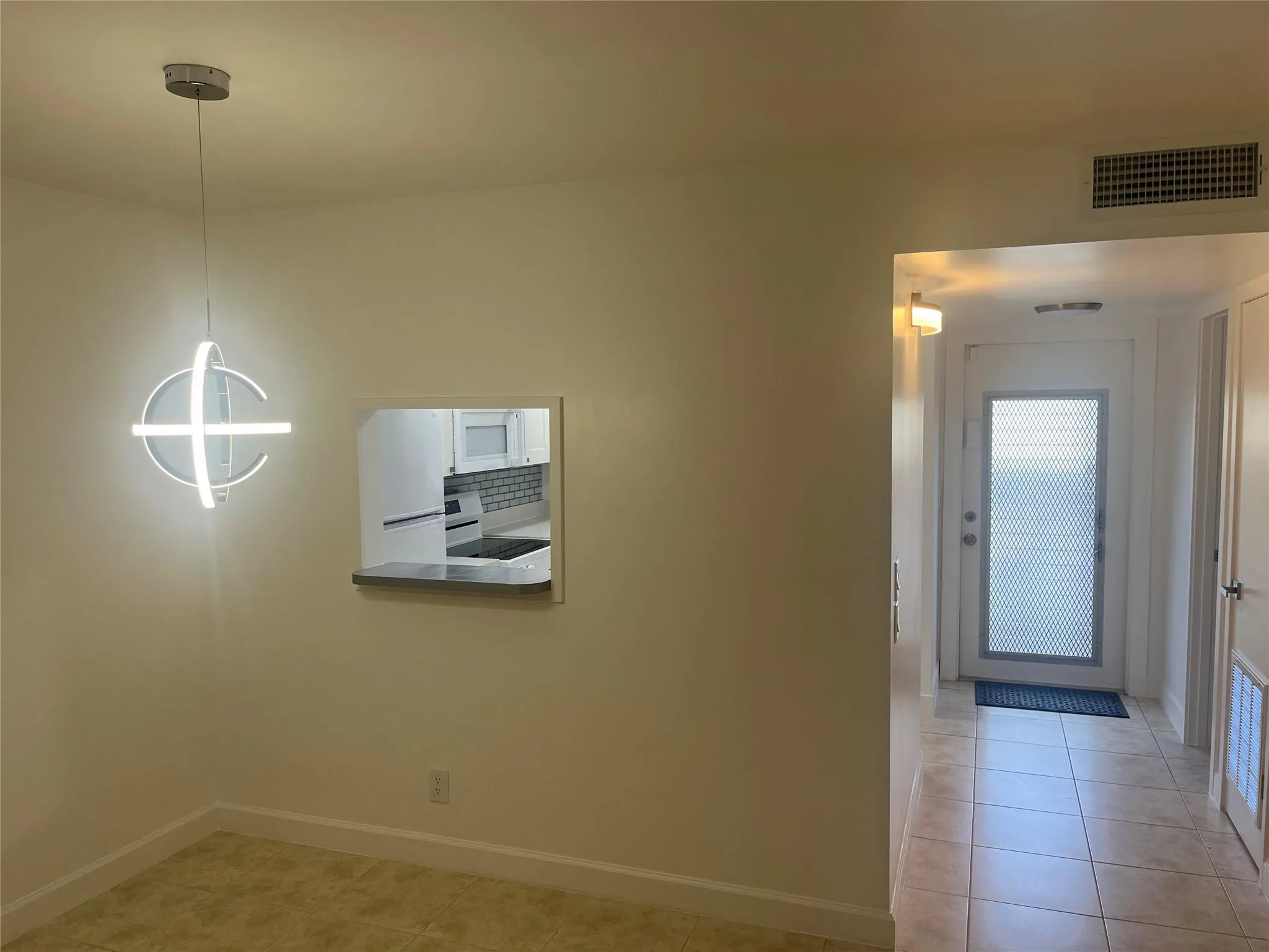Kitchen and Dining Area access window