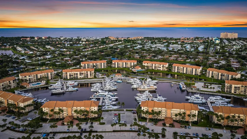 Aerial View of Community & Marina