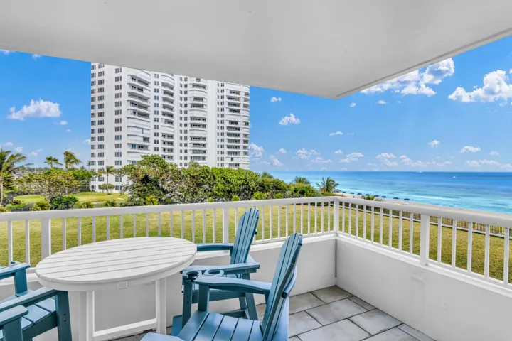 Private balcony with awesome views!