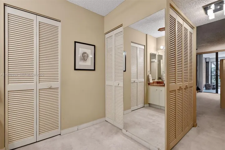 4 closets in the master