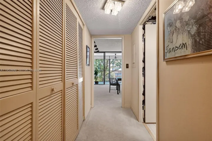 Closet space / 1/2 bath