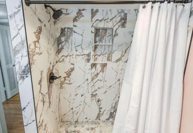 new shower