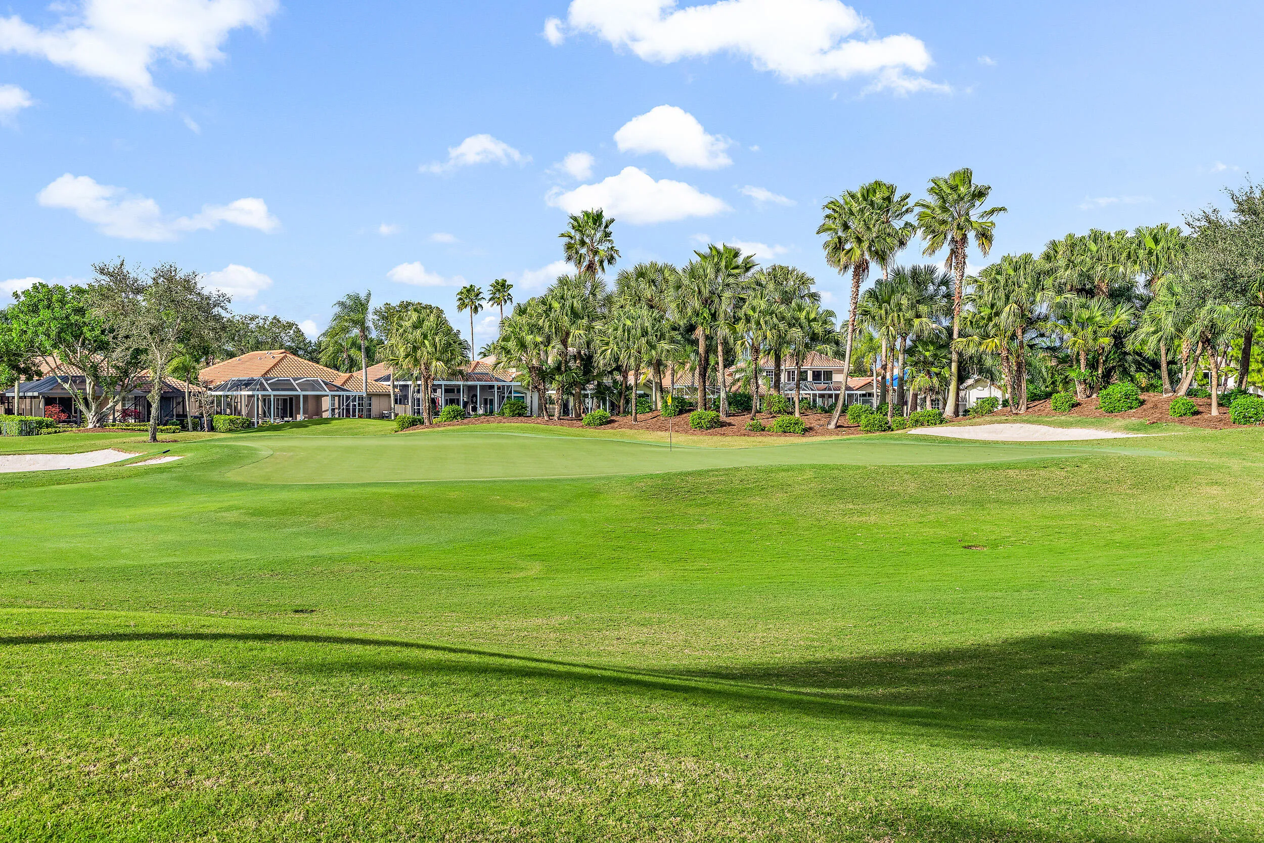 view of golf course from rear of home