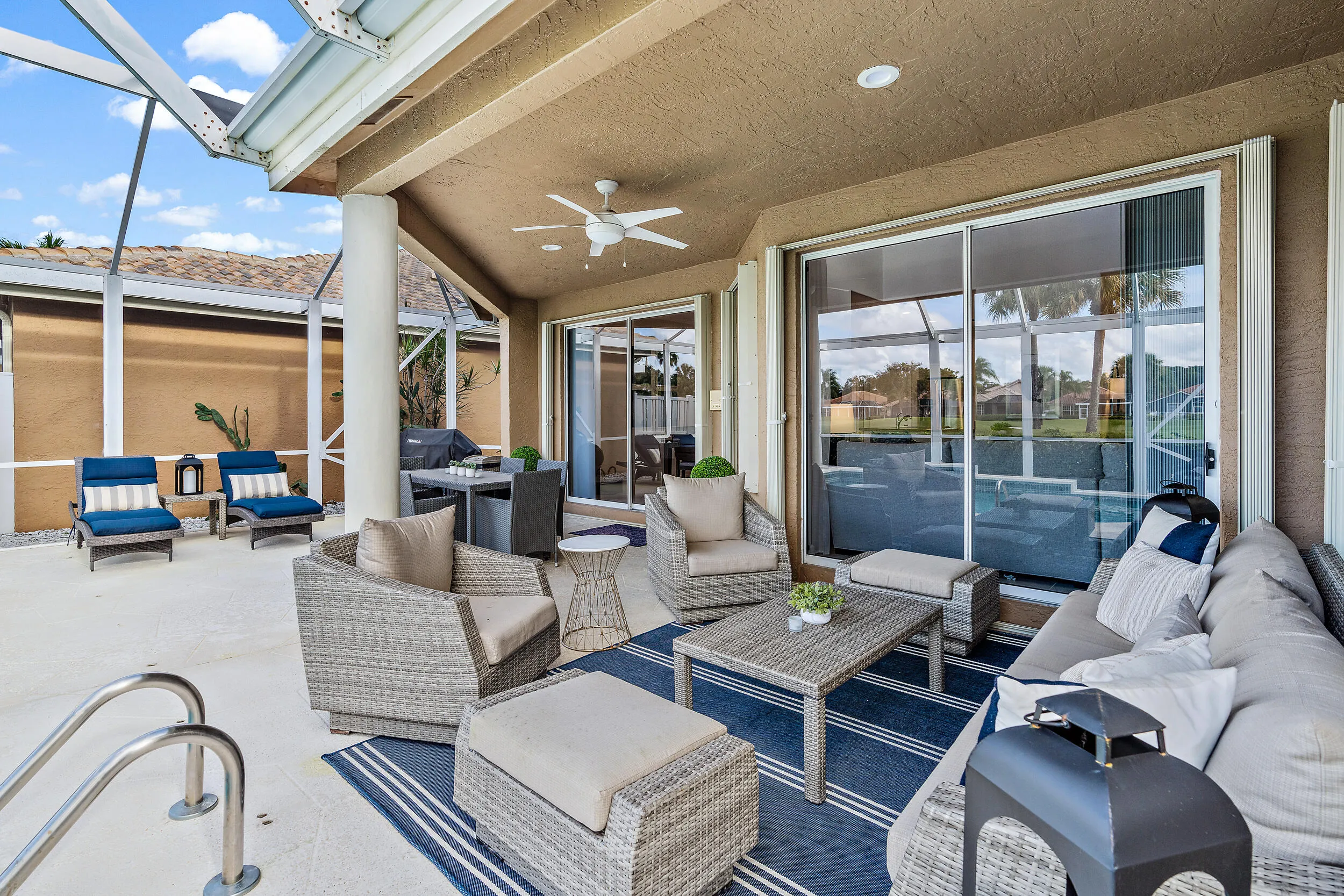 screened in lanai