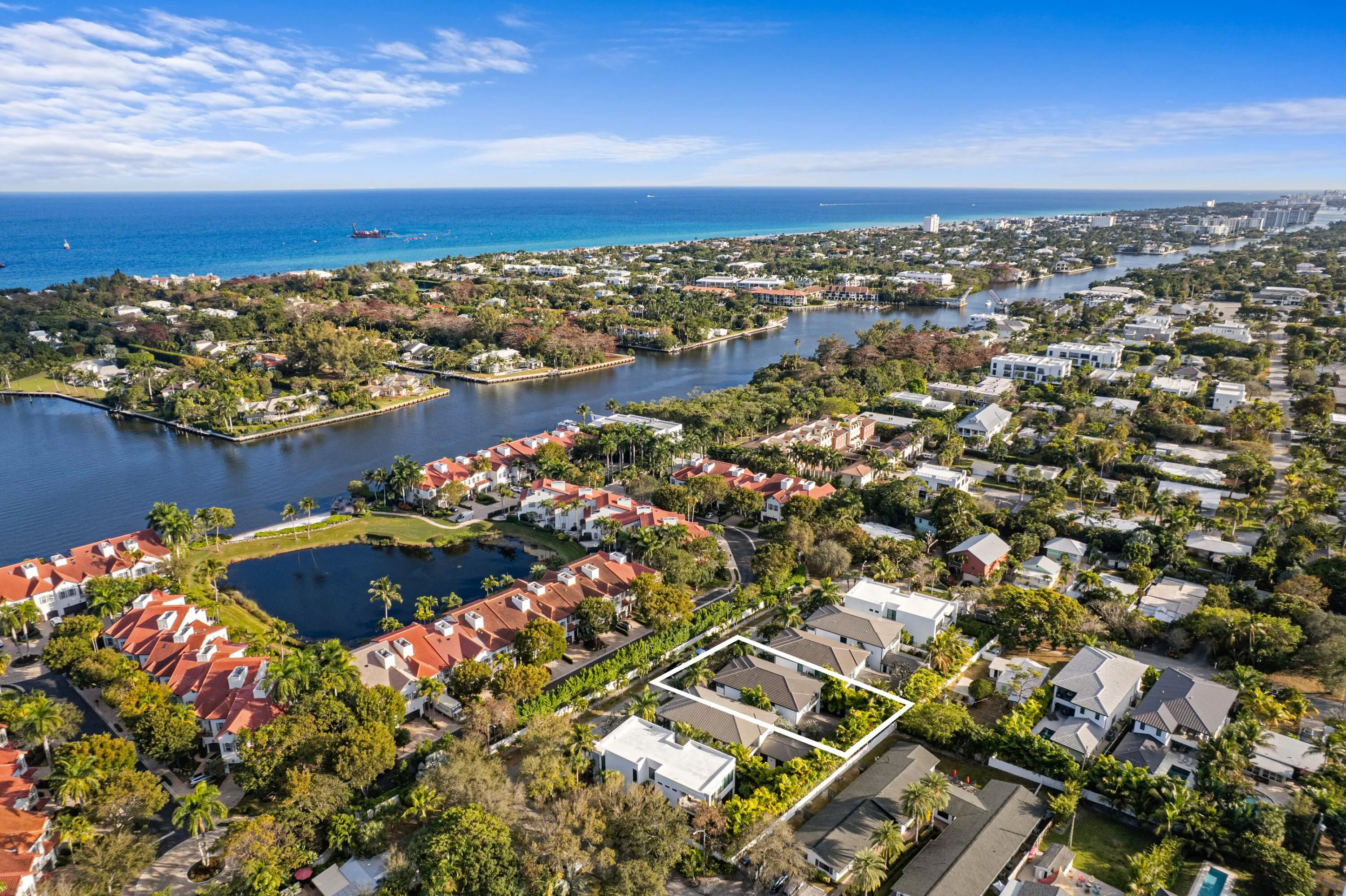 Aerial looking SE