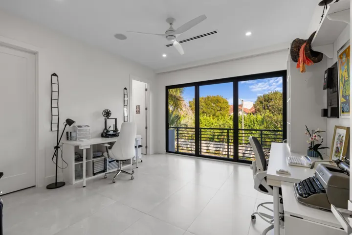 2nd BR with Juliet Balcony and ensuite bathroom
