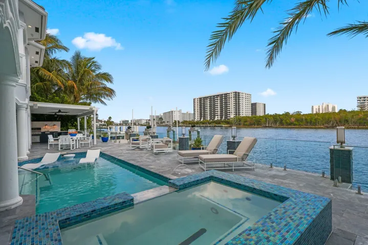 Pool with Direct Intracoastal View