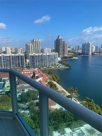 East Balcony View. This is a corner residence.