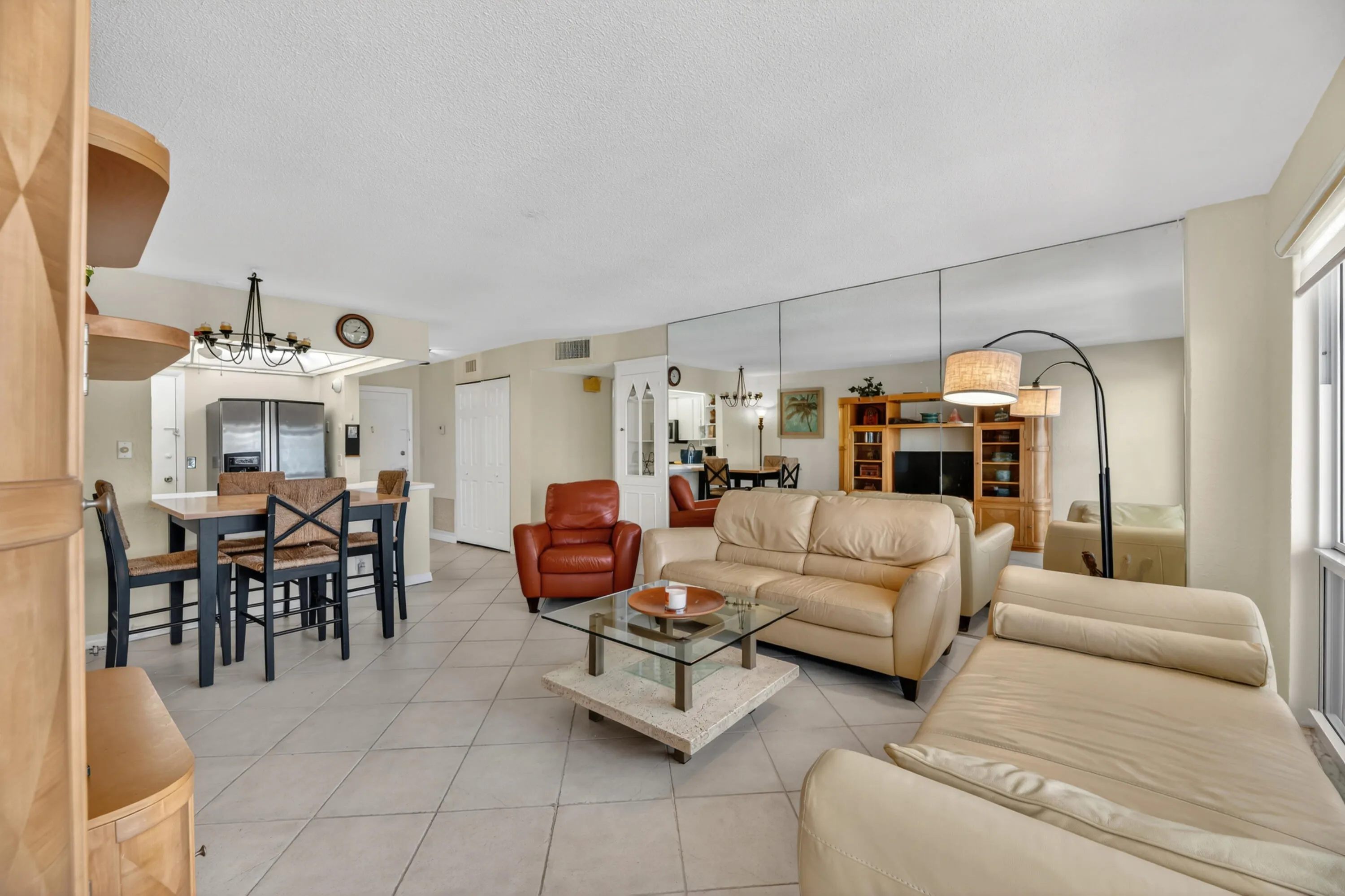 Living Room with Dinette