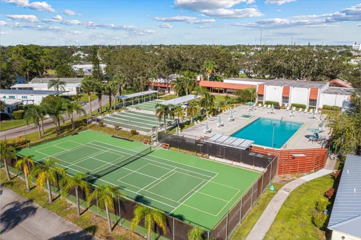 Stay active with community tennis courts and outdoor recreation