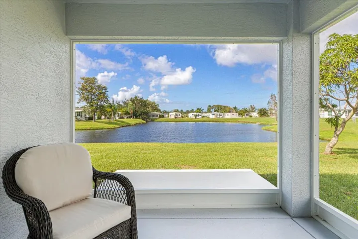 Enjoy your evening sunsets from the screened patio with beautiful lake views.