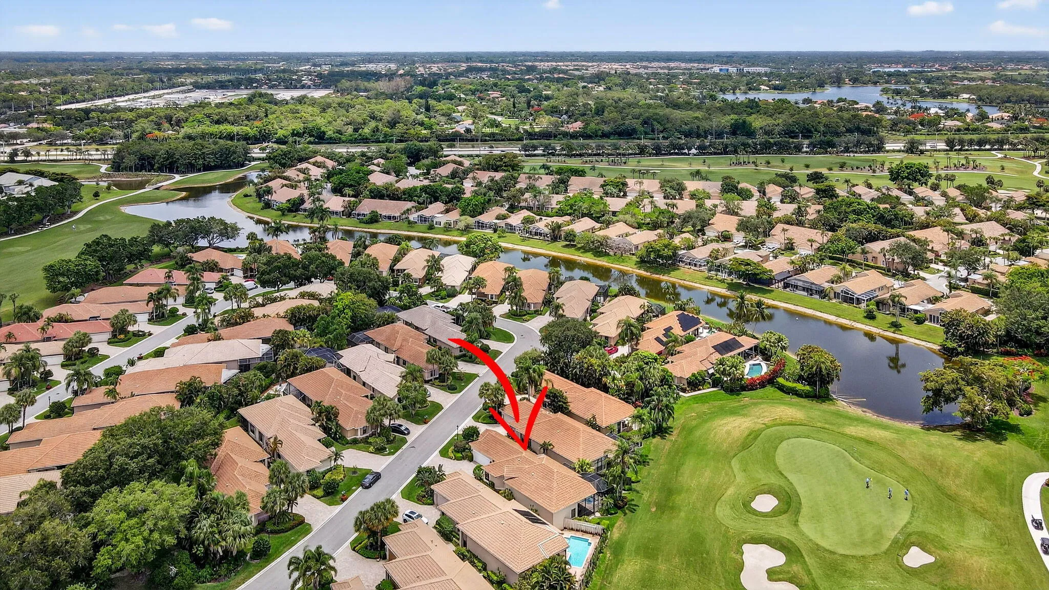 Aerial with Lake