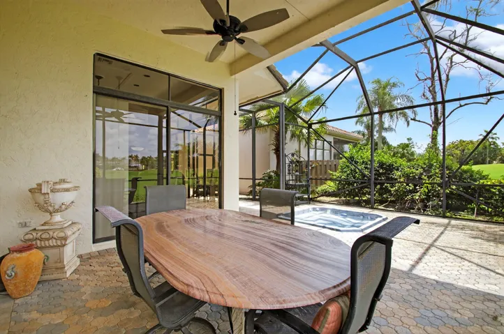 Covered & Screened Patio