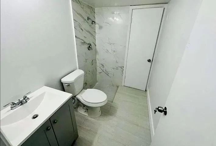 Single sink bathroom