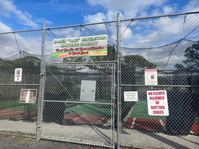 Singleton batting cages