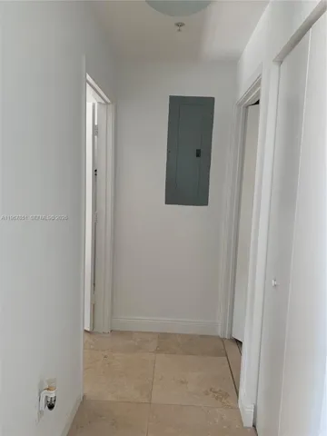 Unit has two linen closets one in the hall to access the second bedroom and the other in the master bedroom