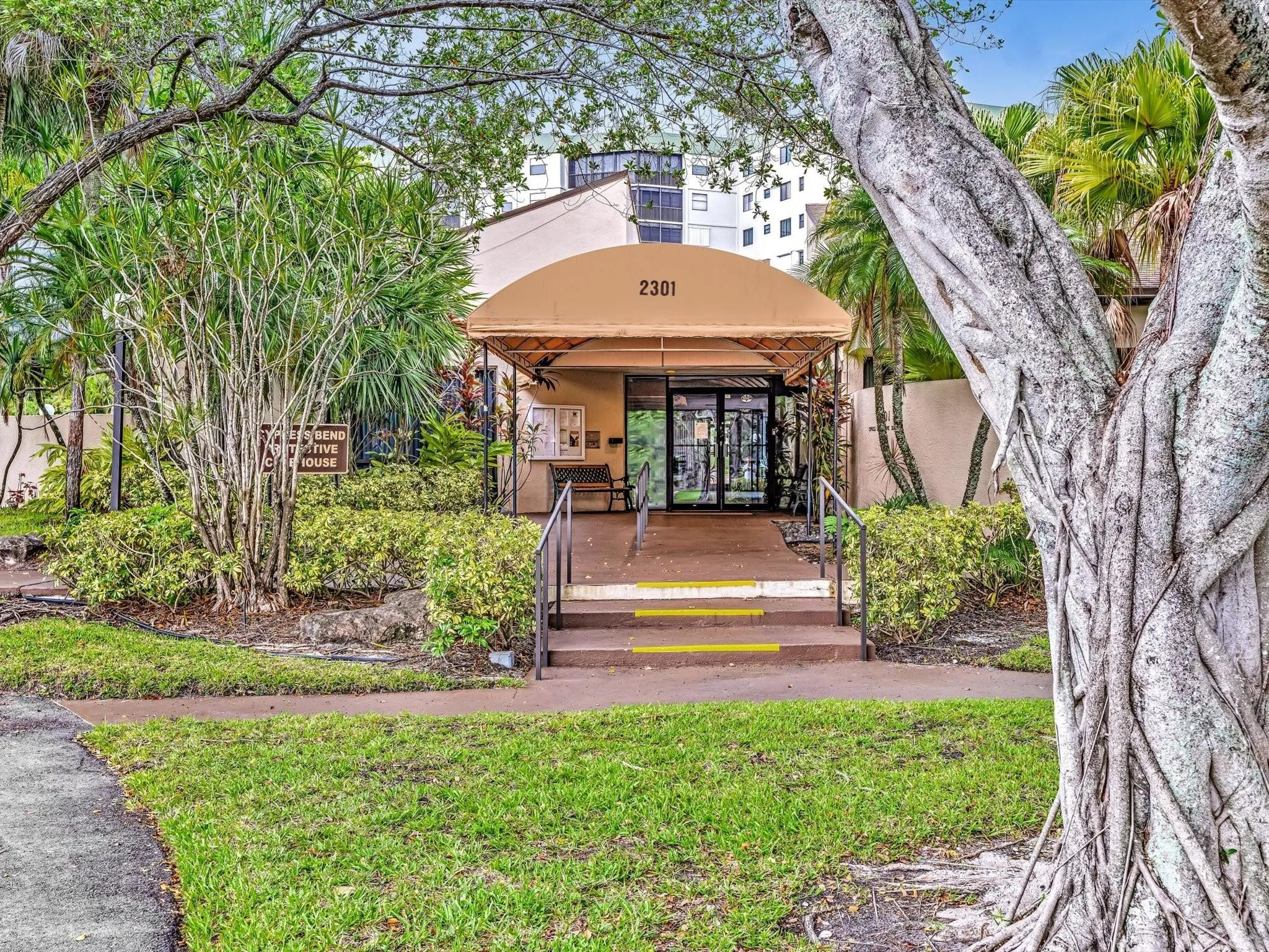 Protective Clubhouse Entrance