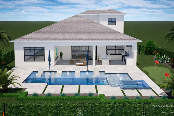 Proposed Pool & Outdoor Space