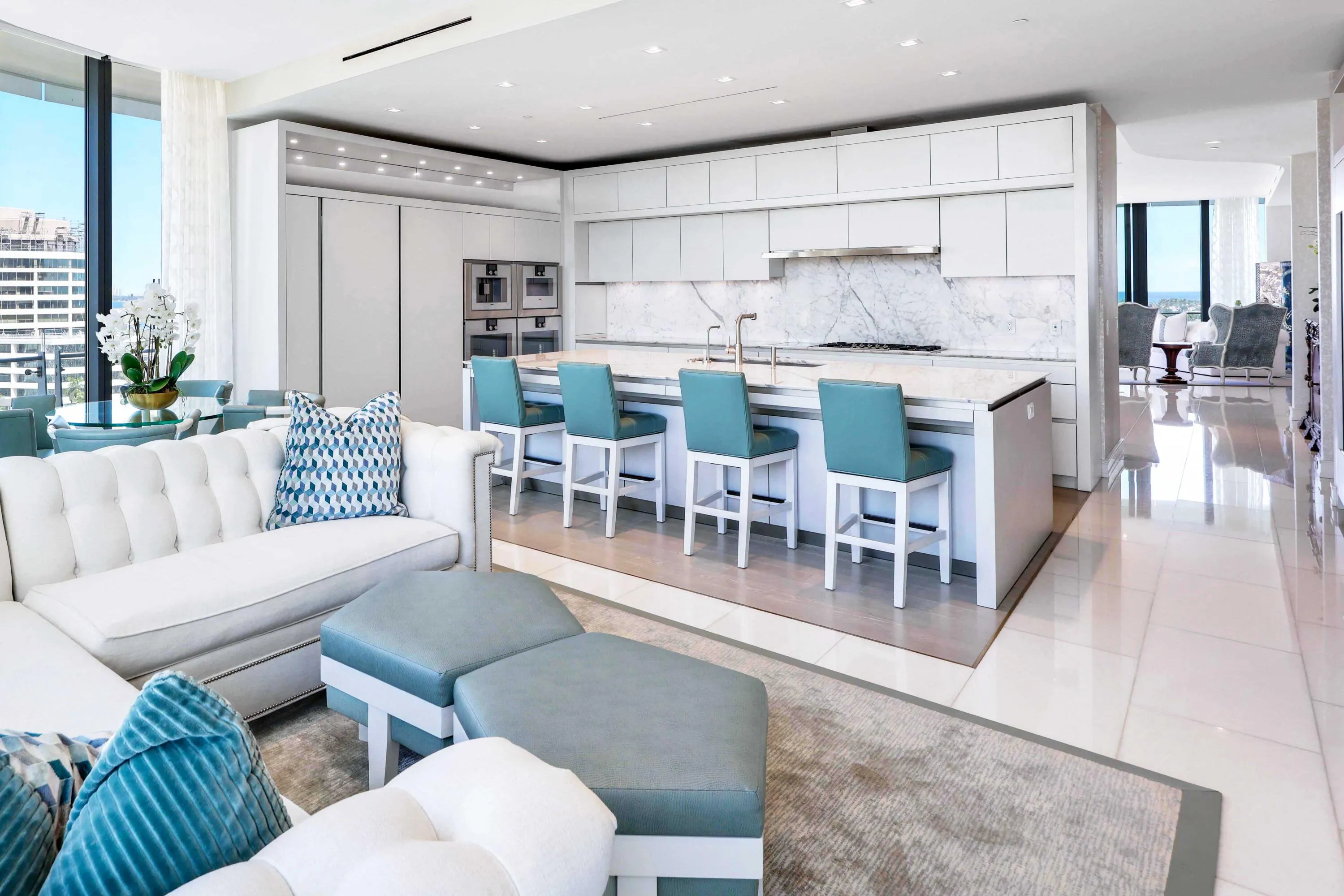 Family Room Kitchen Area