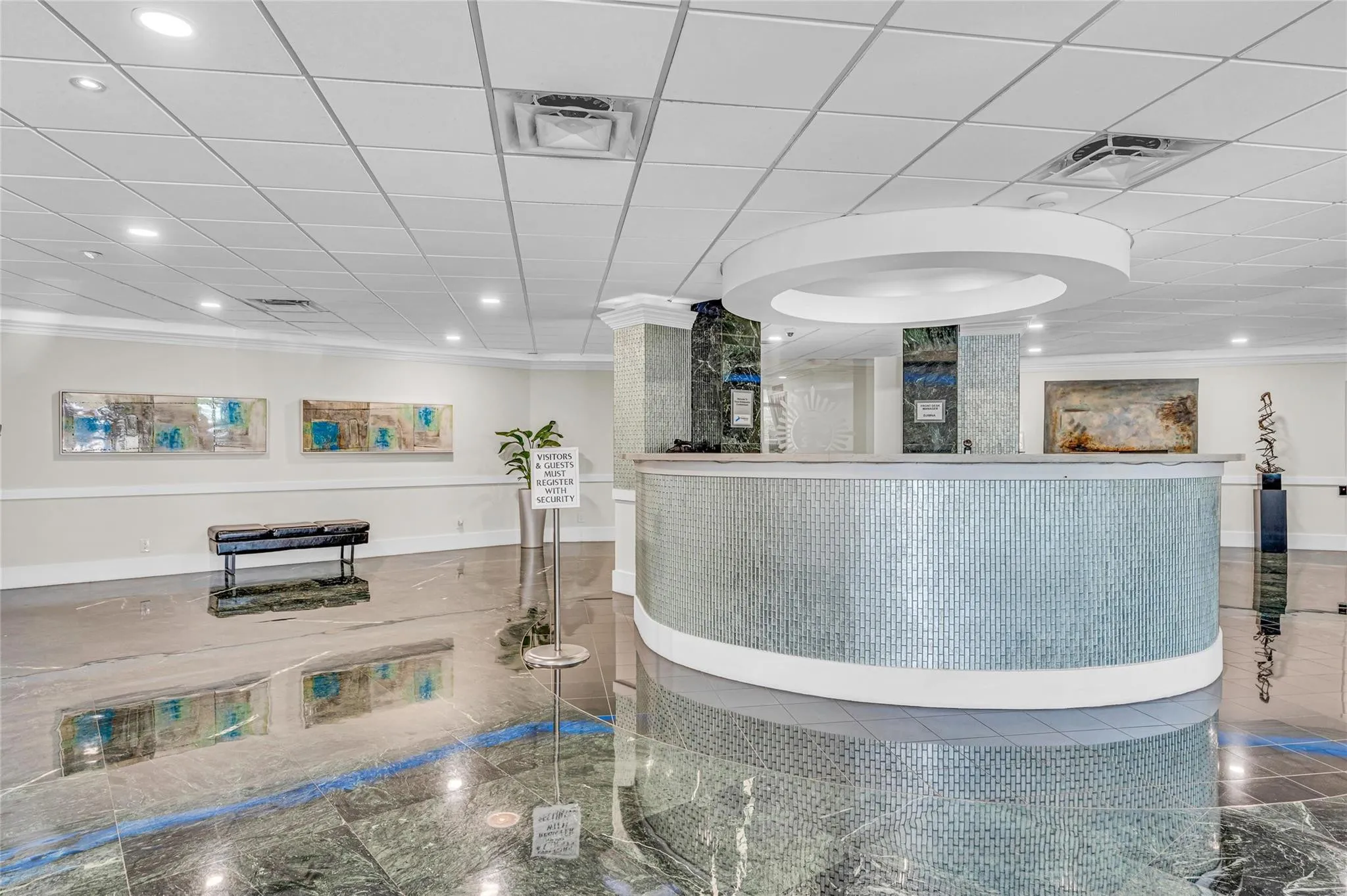 Lobby Security Desk