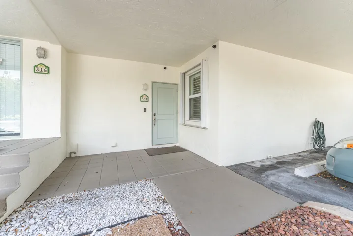Covered entrance
