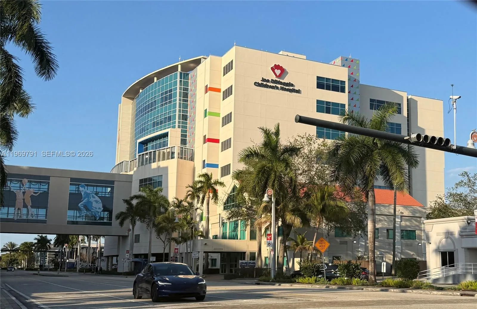 Renowned Joe DiMaggio's children's hospital is also close.