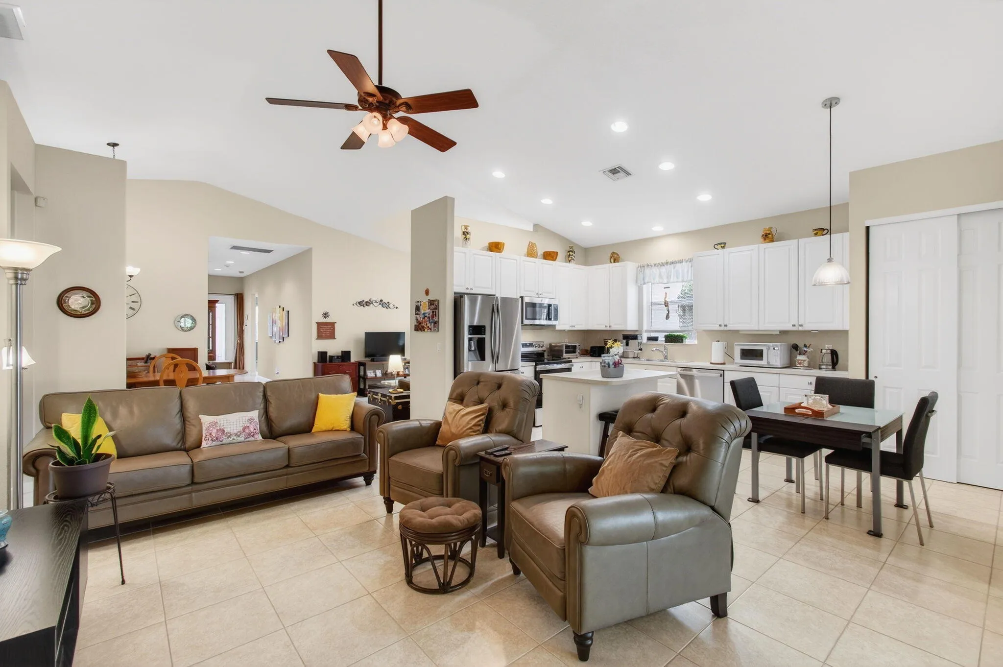 Family Room & Kitchen