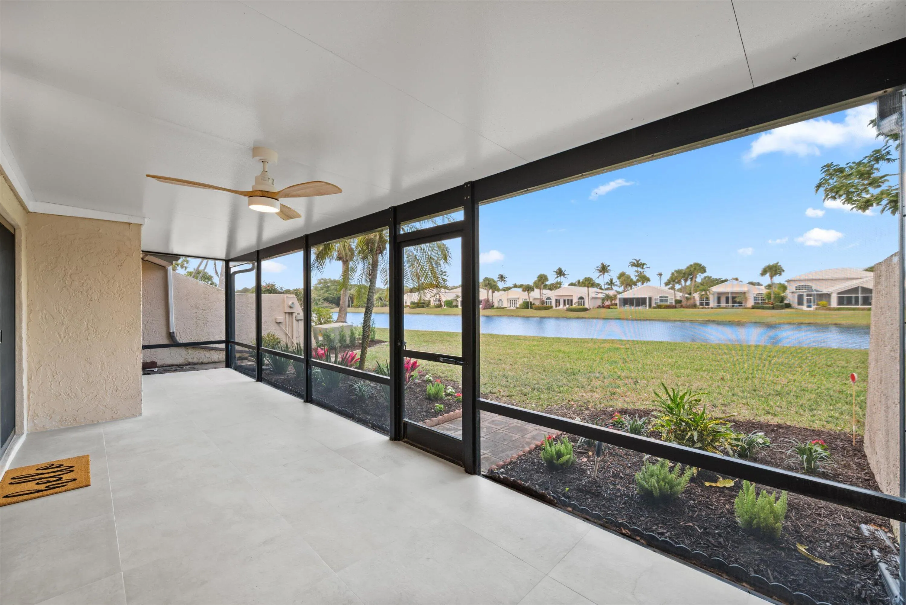 Back enclosed porch