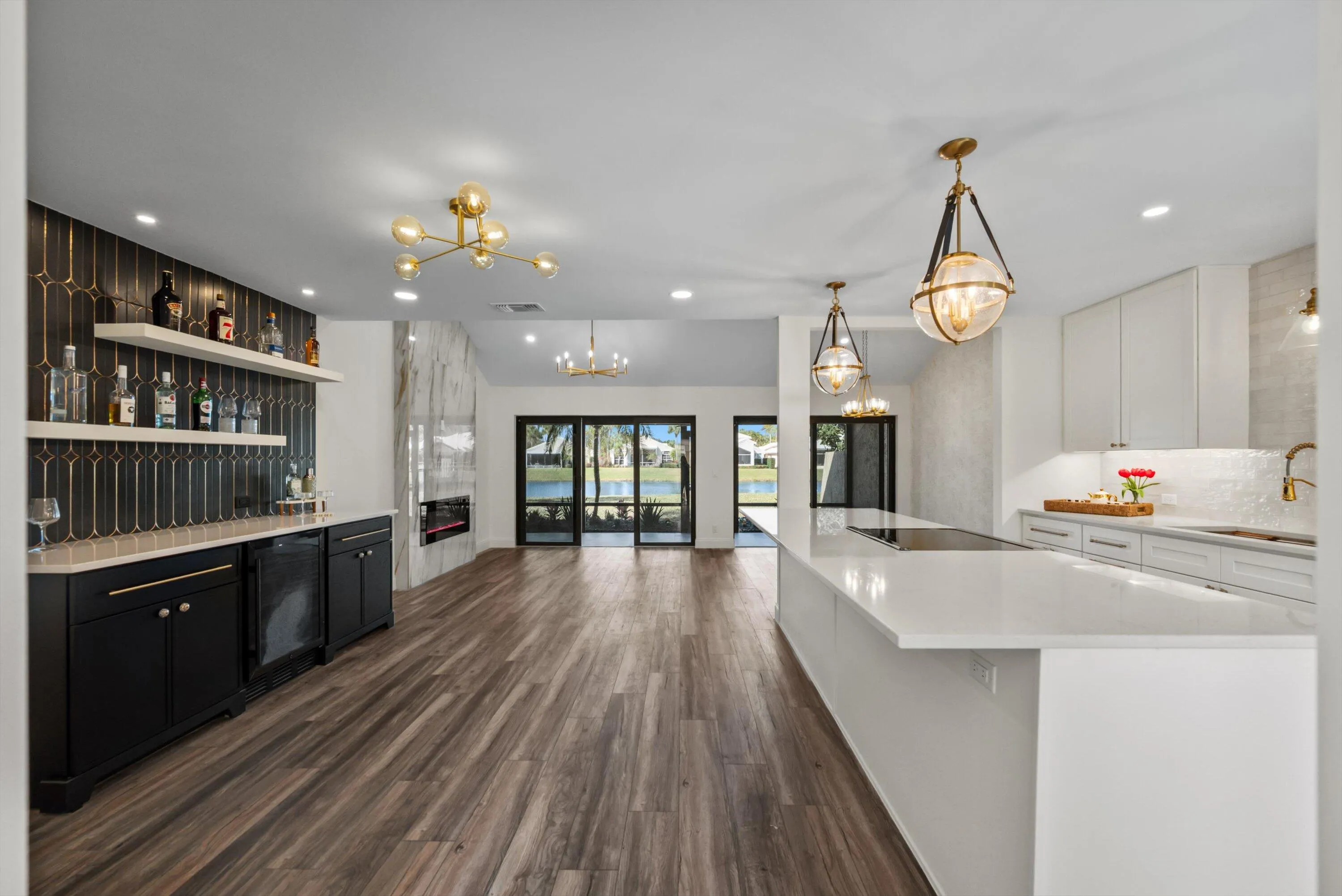 Kitchen/Living areas